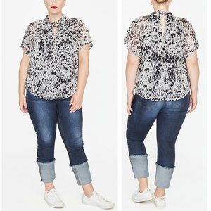 RACHEL Rachel Roy Trendy Plus Size Cowl-Neck Top